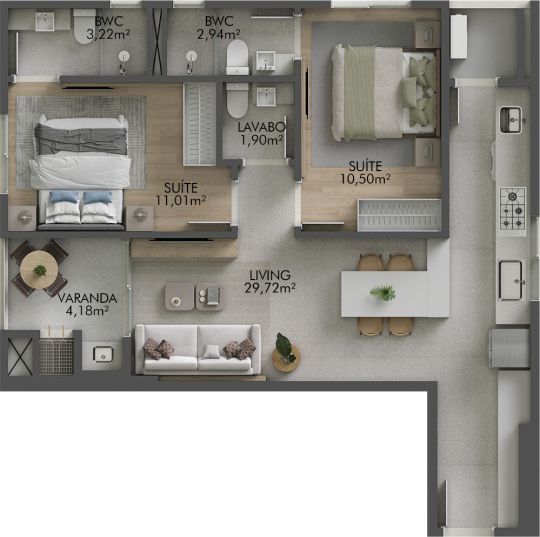 Plantas Finais 1 e 8